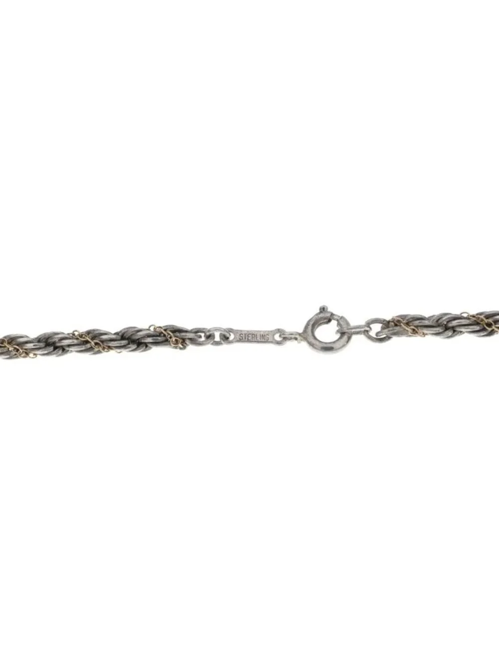 Tiffany & Co Twisted Chain Necklace Silver